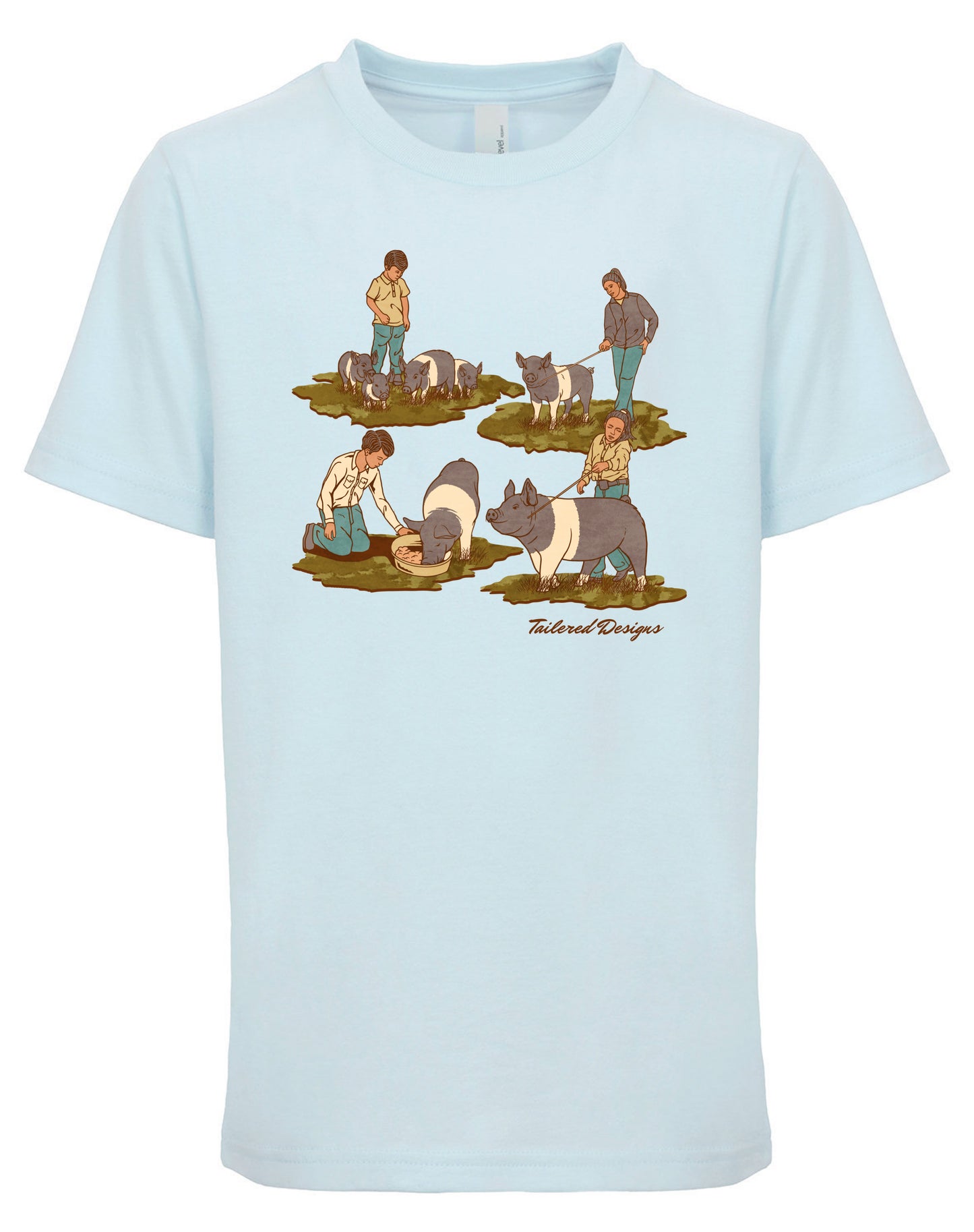 Kids Raising the Pig Herd