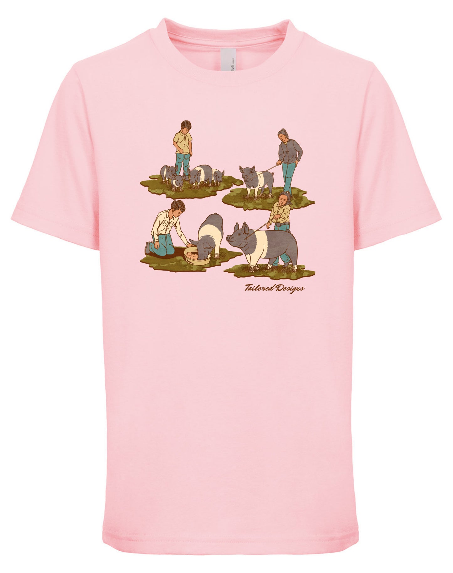 Kids Raising the Pig Herd