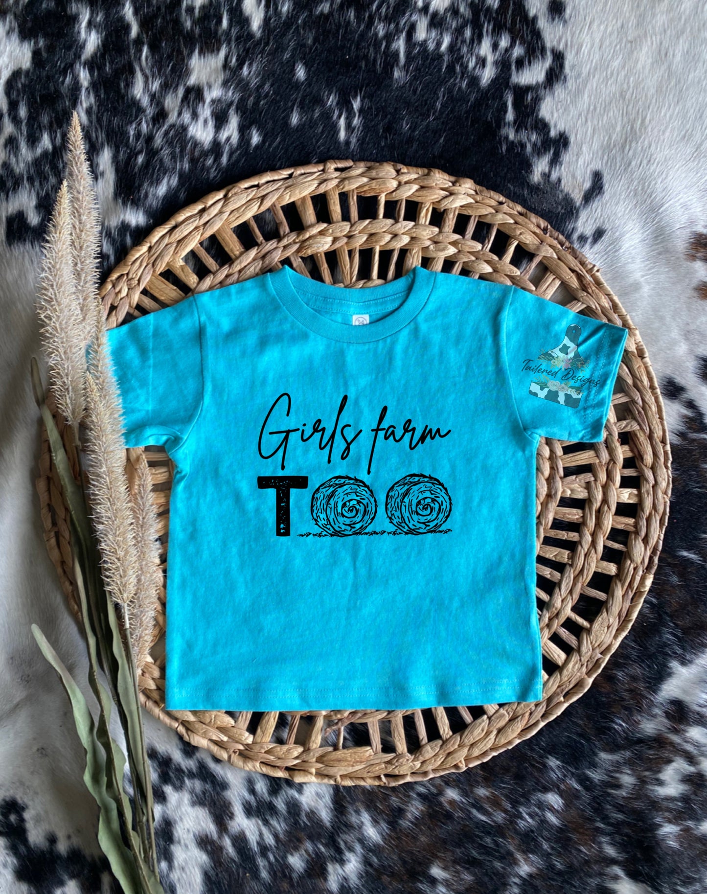 Girls Farm Too Hoodie