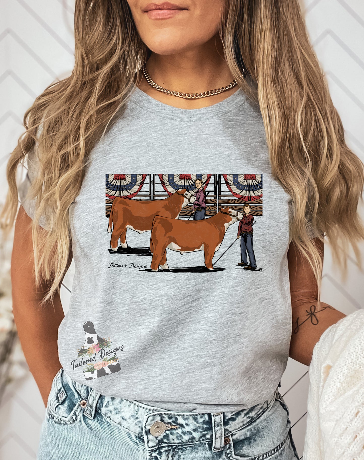 Showing Herefords