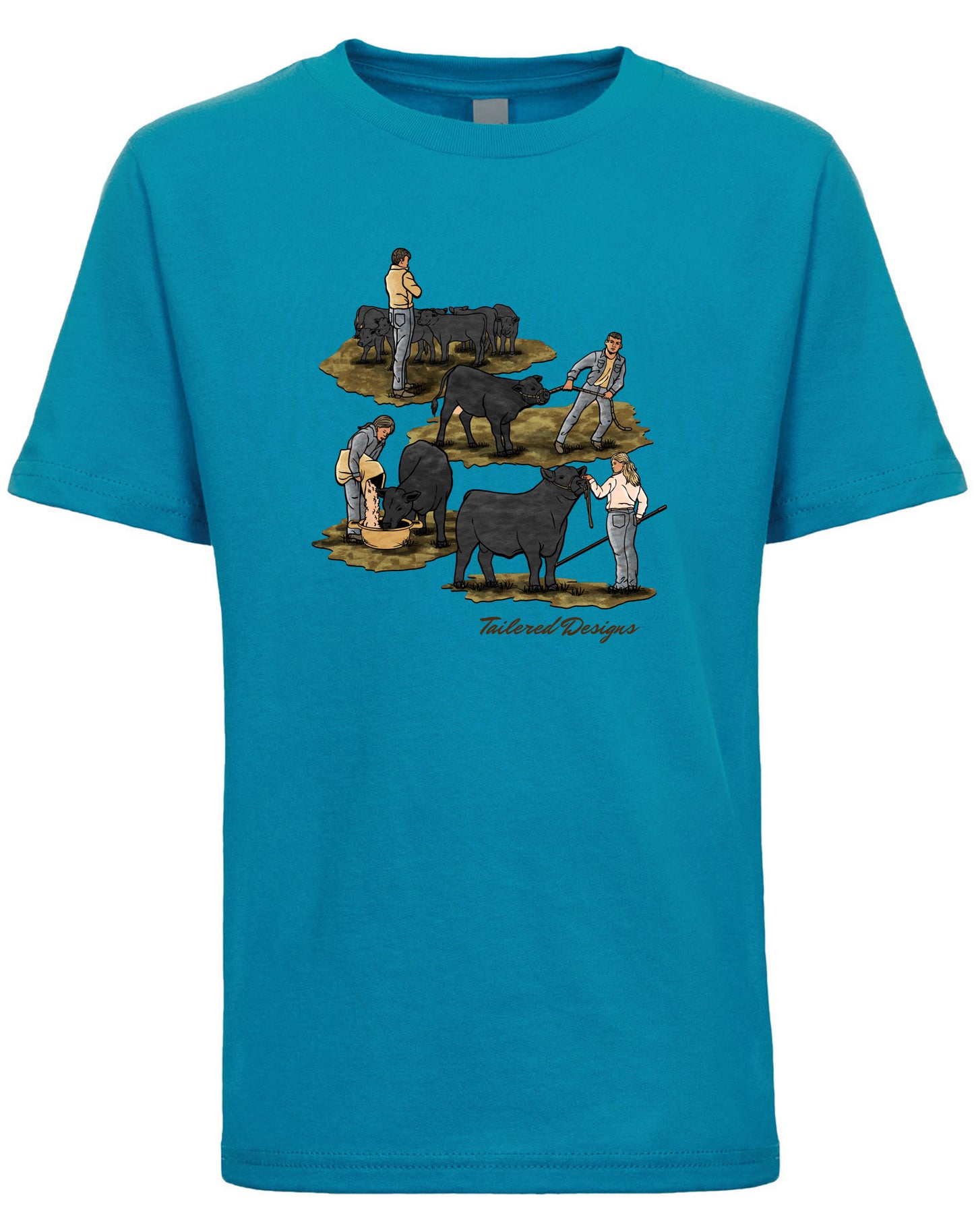 Kids Raising the Angus Herd