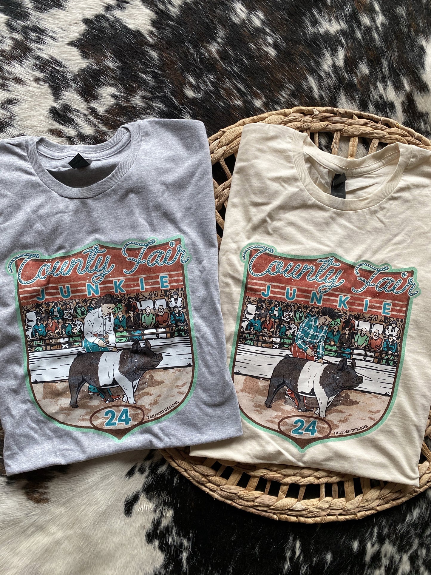 County Fair Junkie Tee: Pig