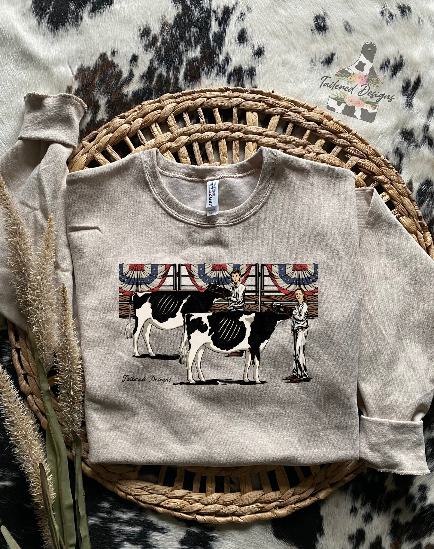 Showing Holsteins Sweatshirt
