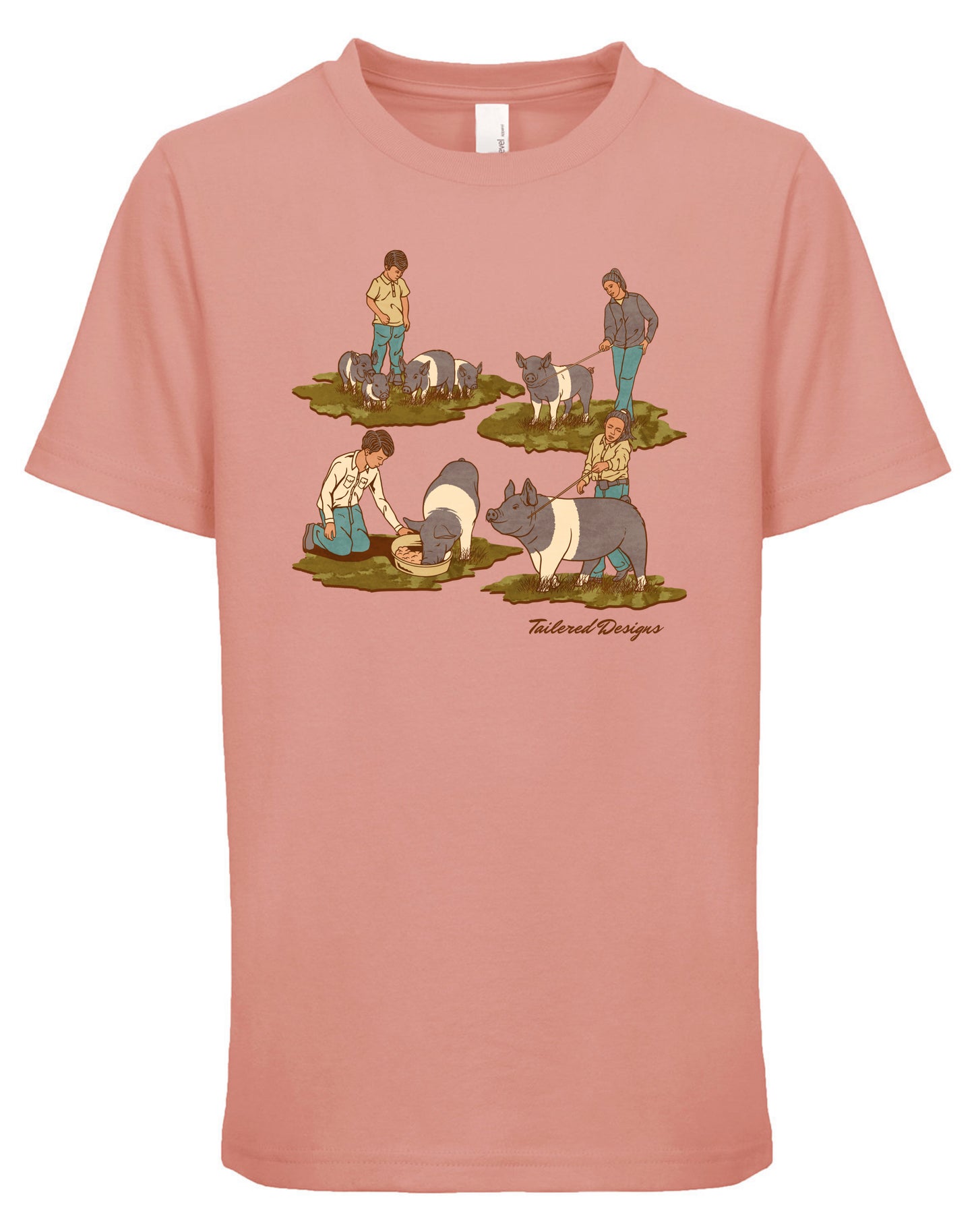 Kids Raising the Pig Herd