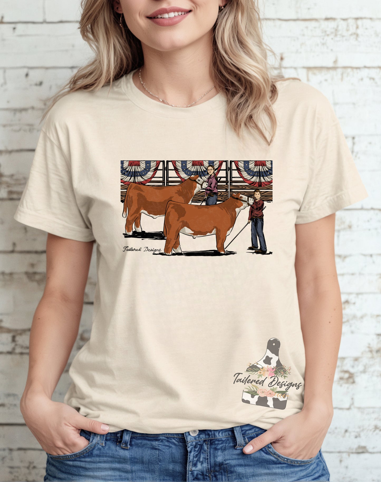 Showing Herefords