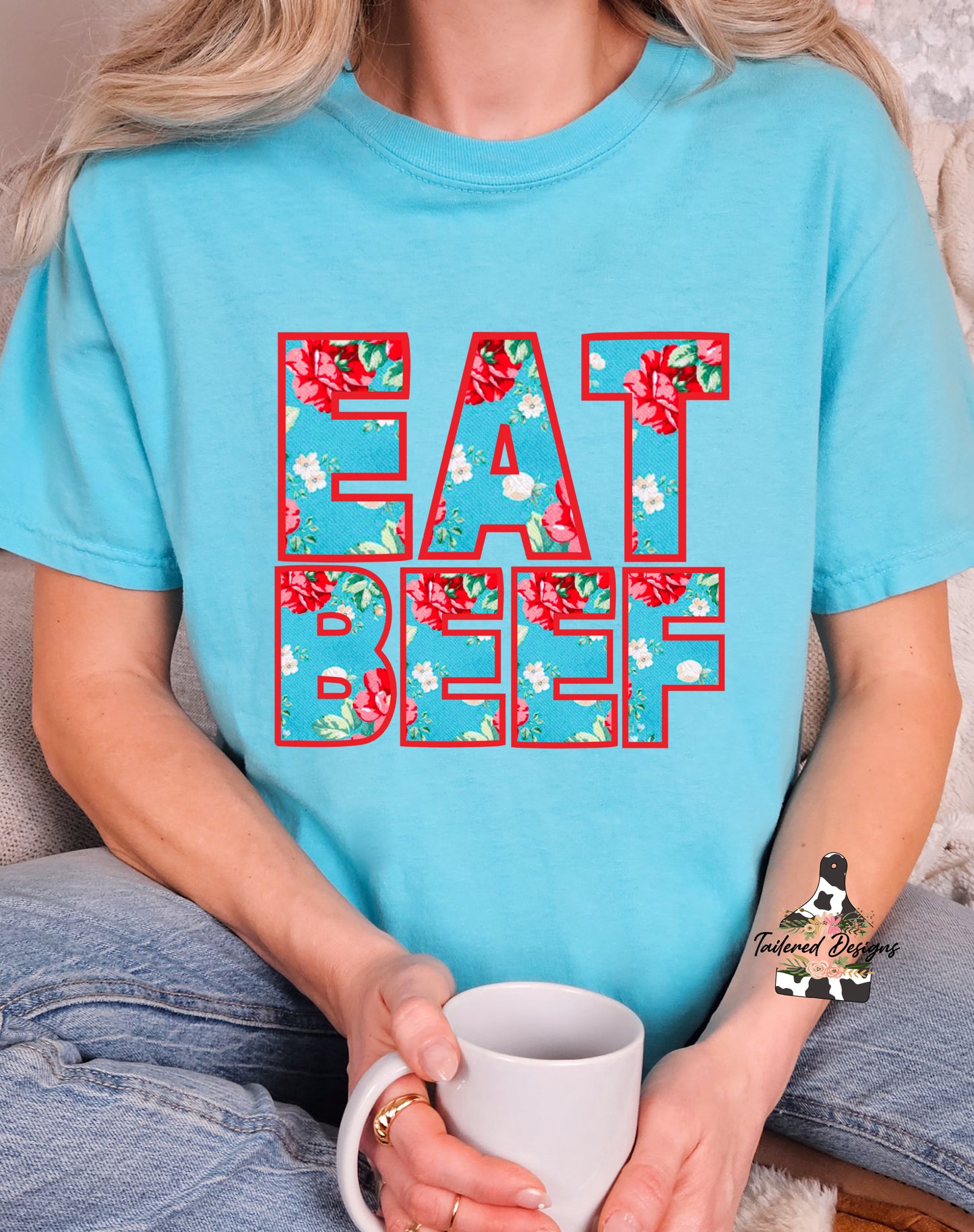 Floral Eat Beef