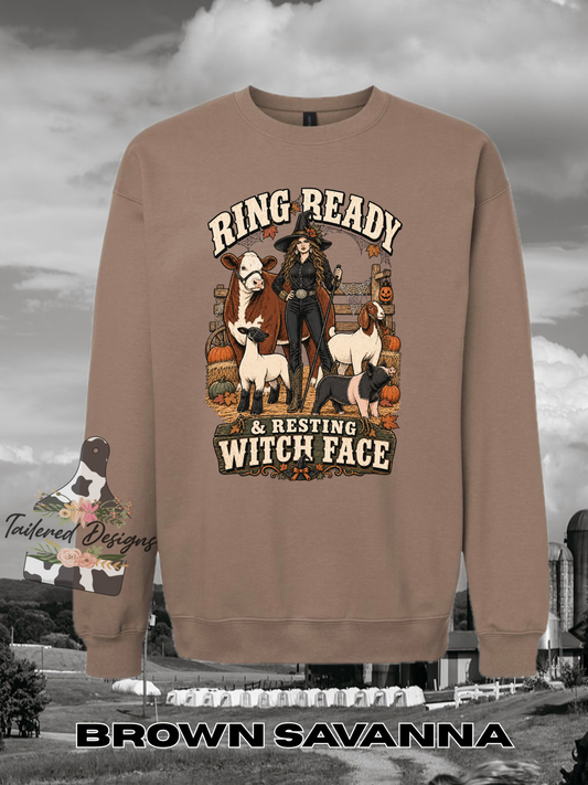 Ring Ready & Resting Witch Face