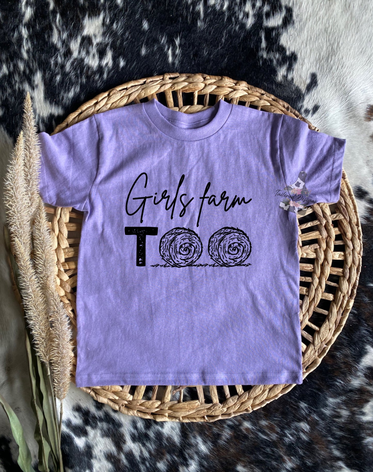 Girls Farm Too Hoodie