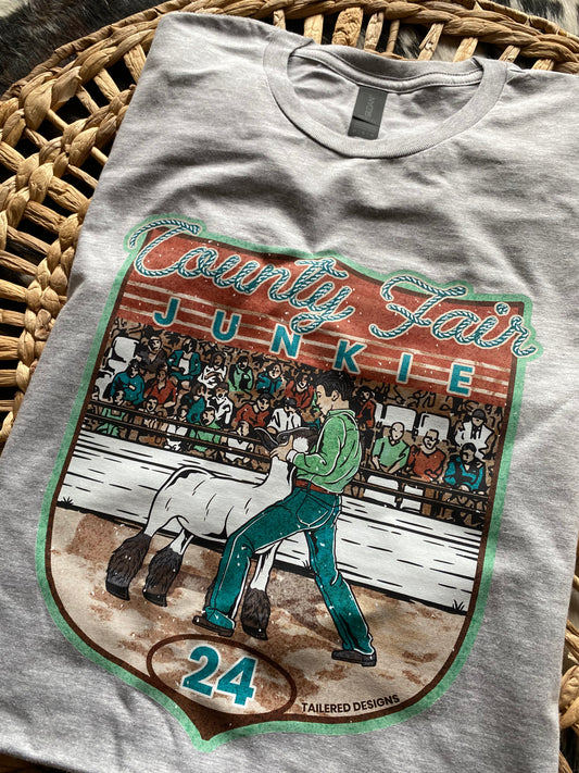 County Fair Junkie Tee: Sheep