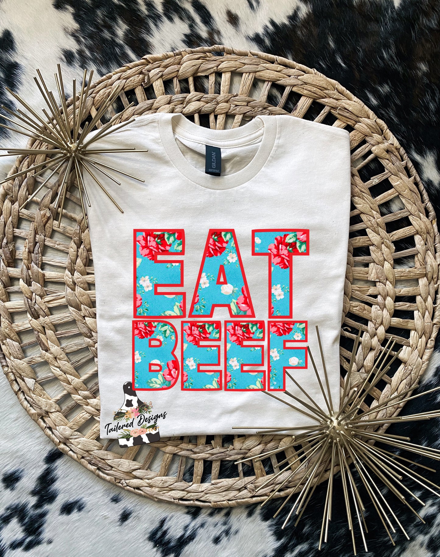 Floral Eat Beef