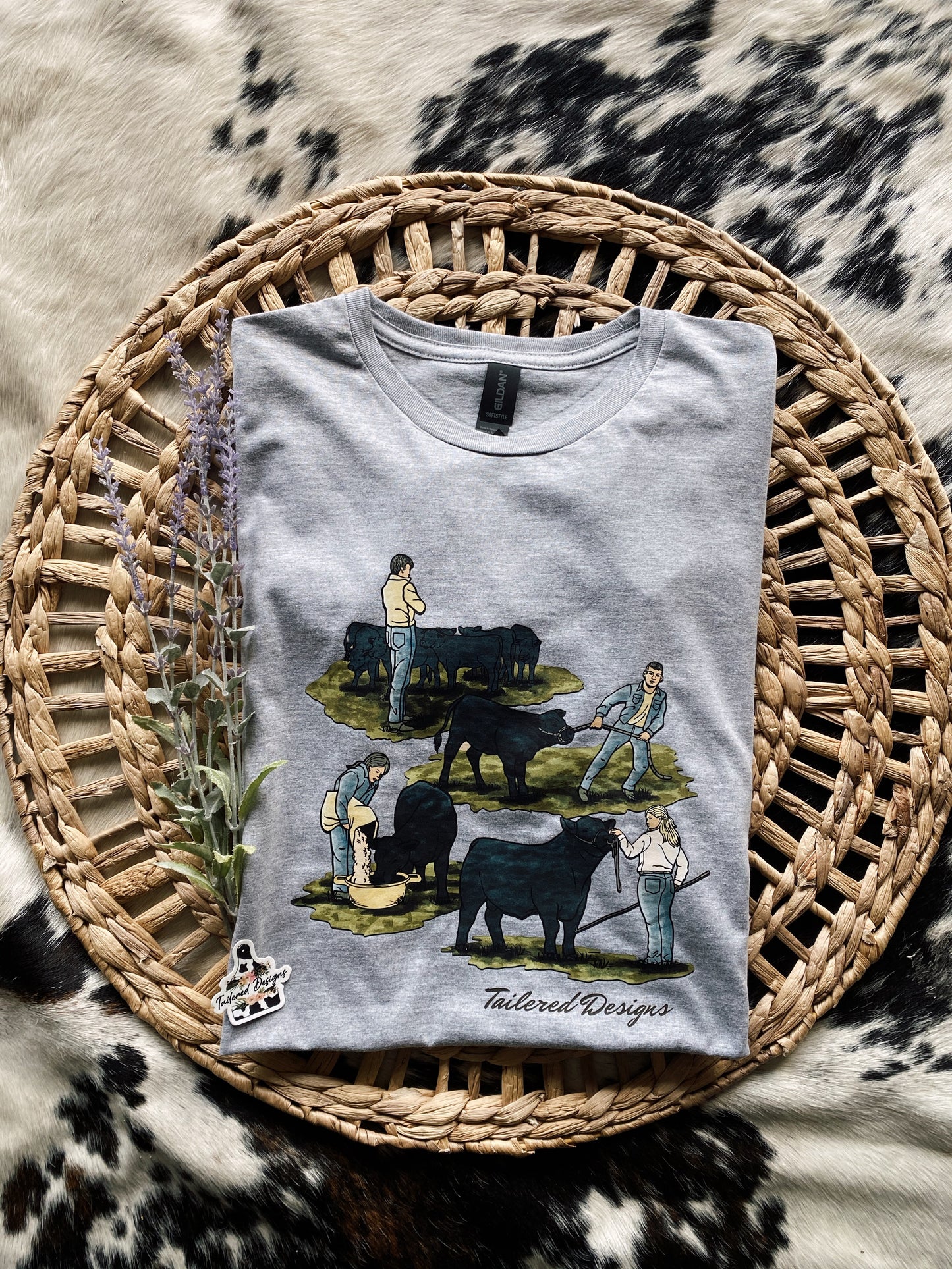 Kids Raising Black Cattle