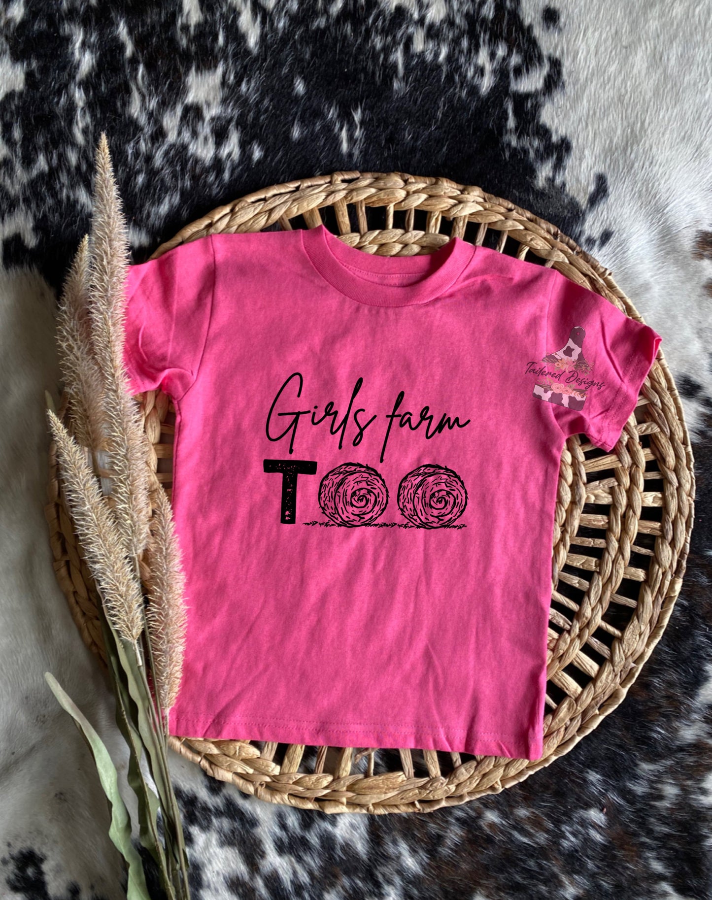 Girls Farm Too Hoodie