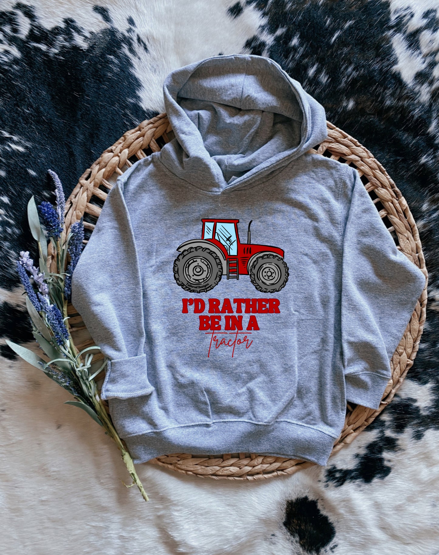 I’d Rather be in a Tractor Hoodie