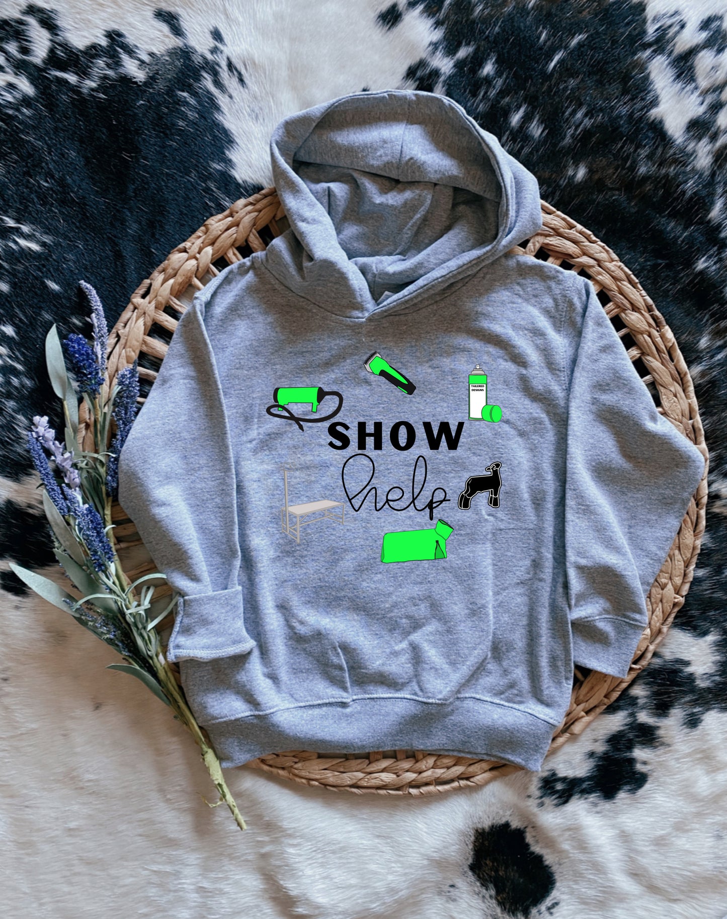 Sheep Show Help Hoodie