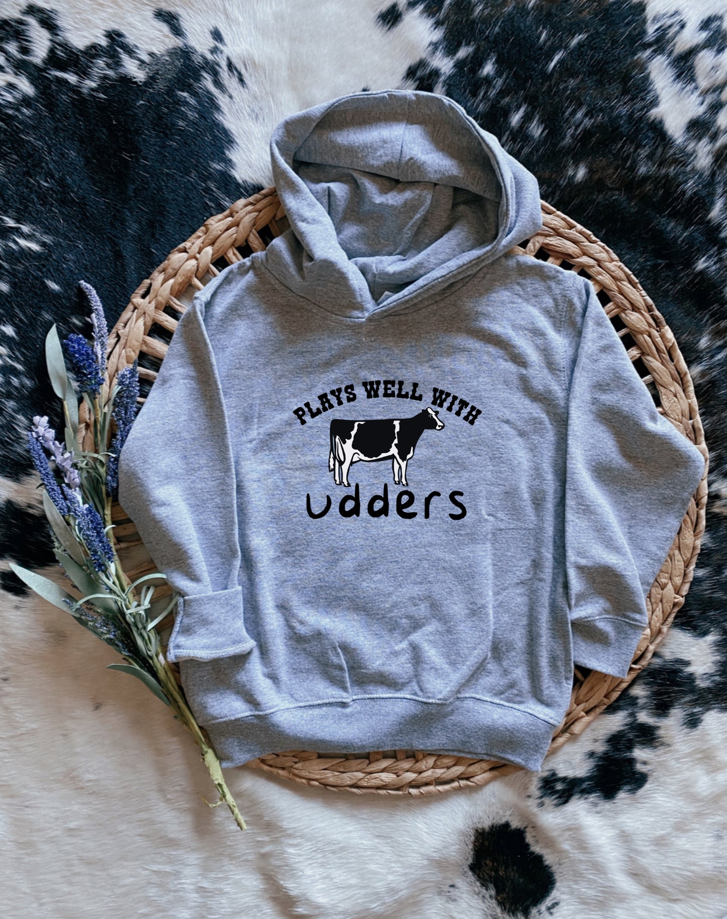 Plays well with Udders Hoodie