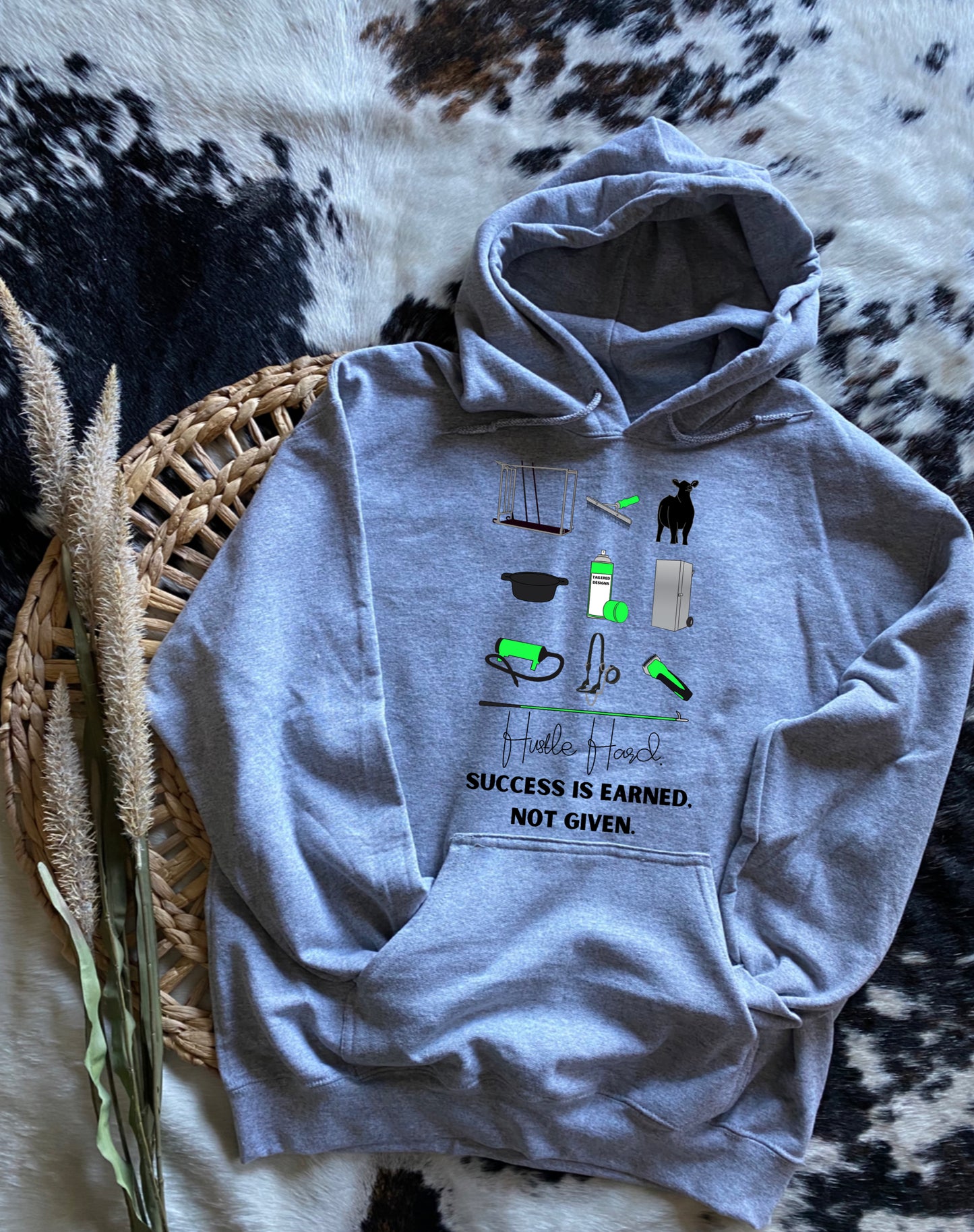 Hustle Hard Beef Hoodie
