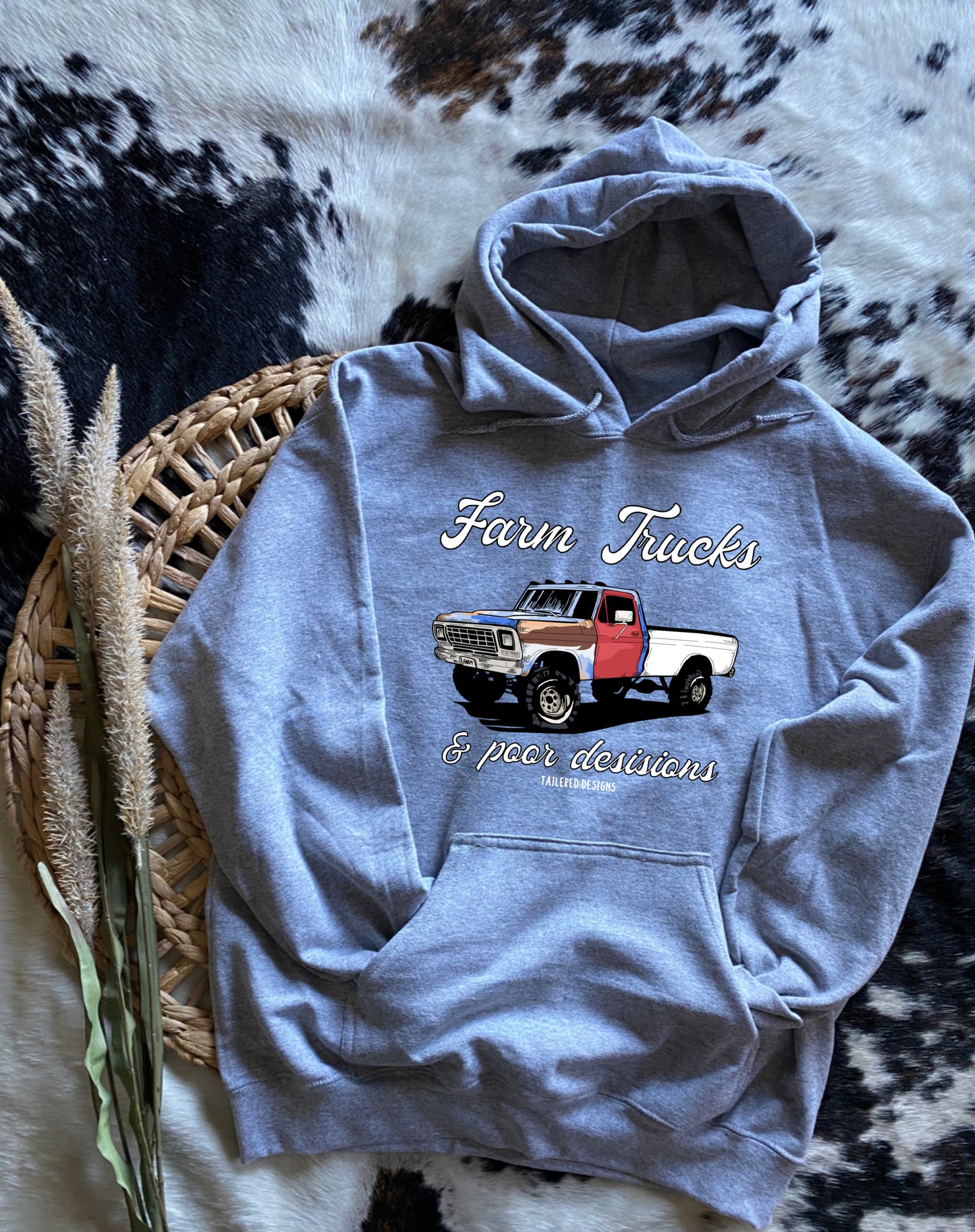 Farm Trucks and Poor Decisions Hoodie