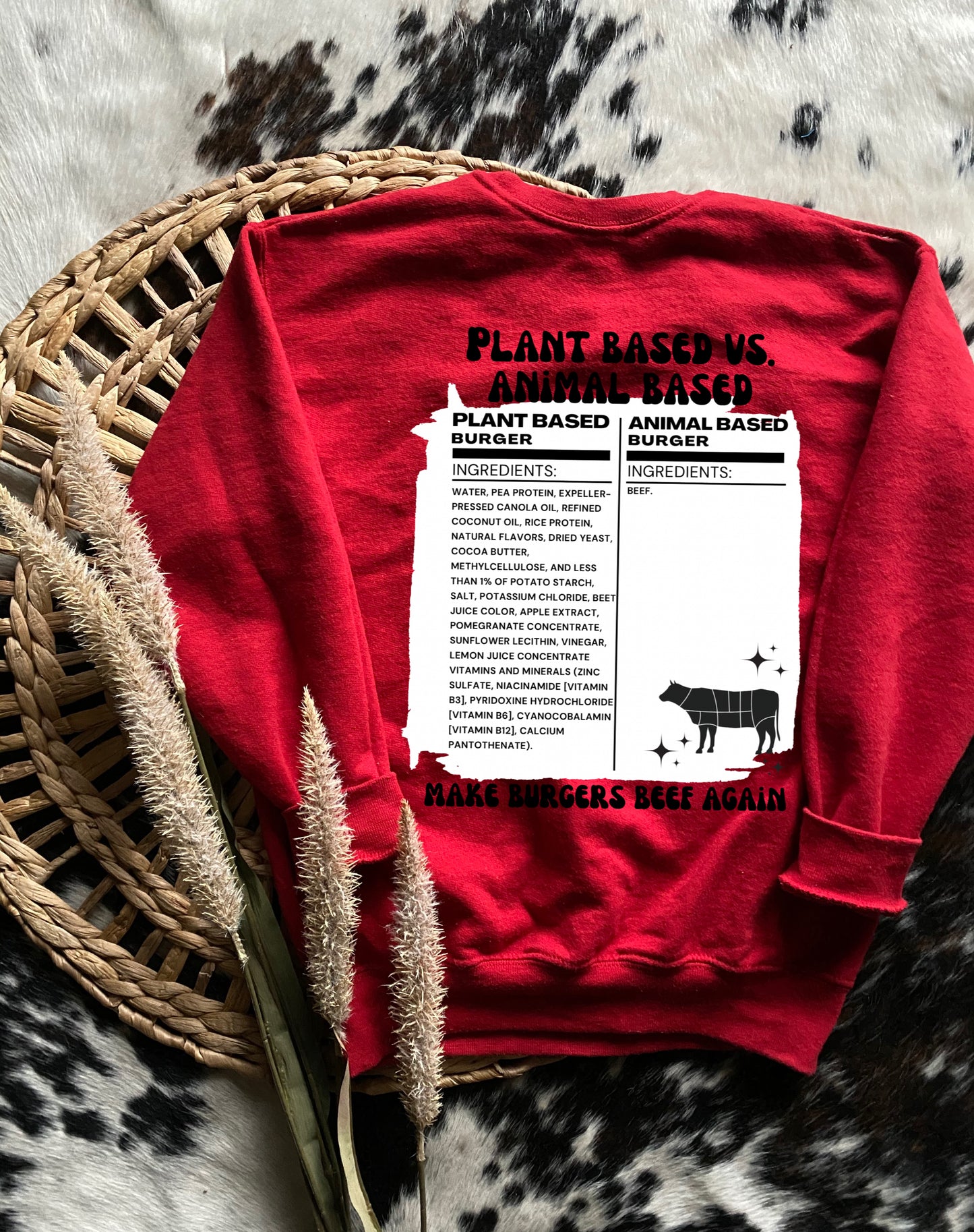 Make Burgers Beef Again Sweatshirt