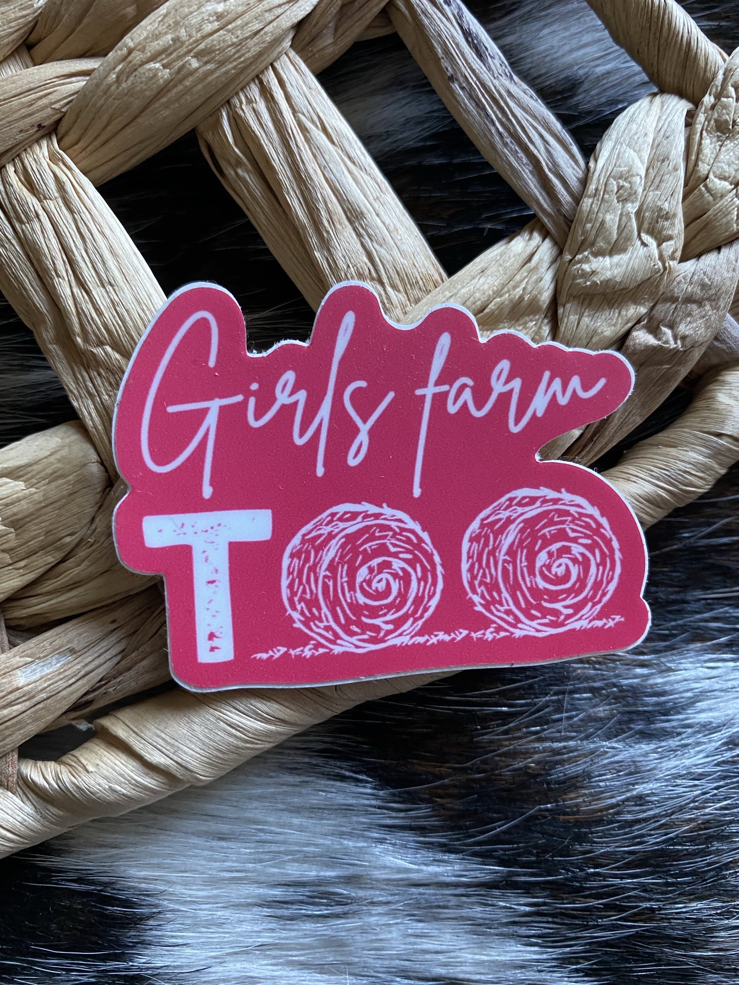 Girls Farm Too (2 inch.)