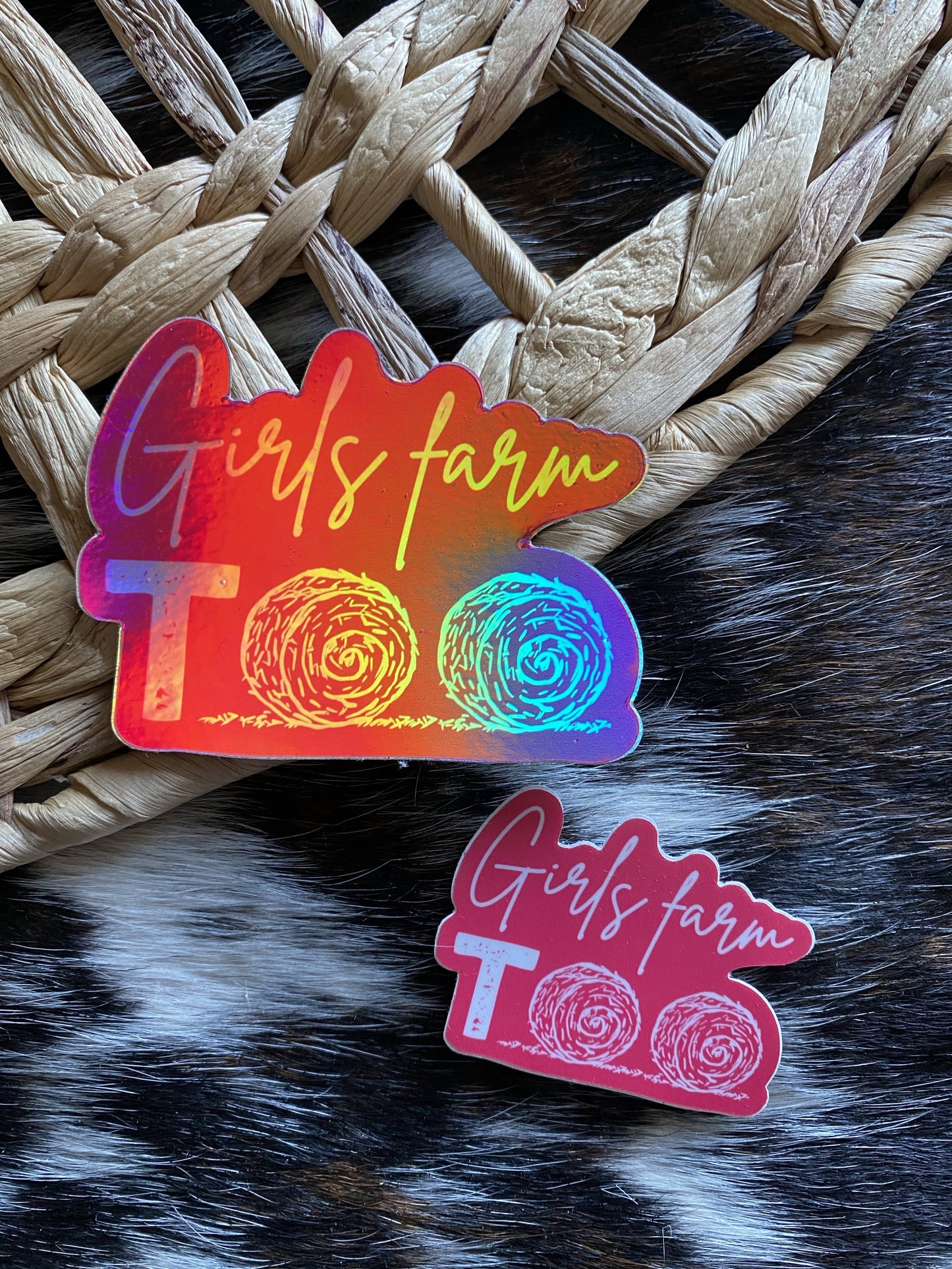 Girls Farm Too (2 inch.)