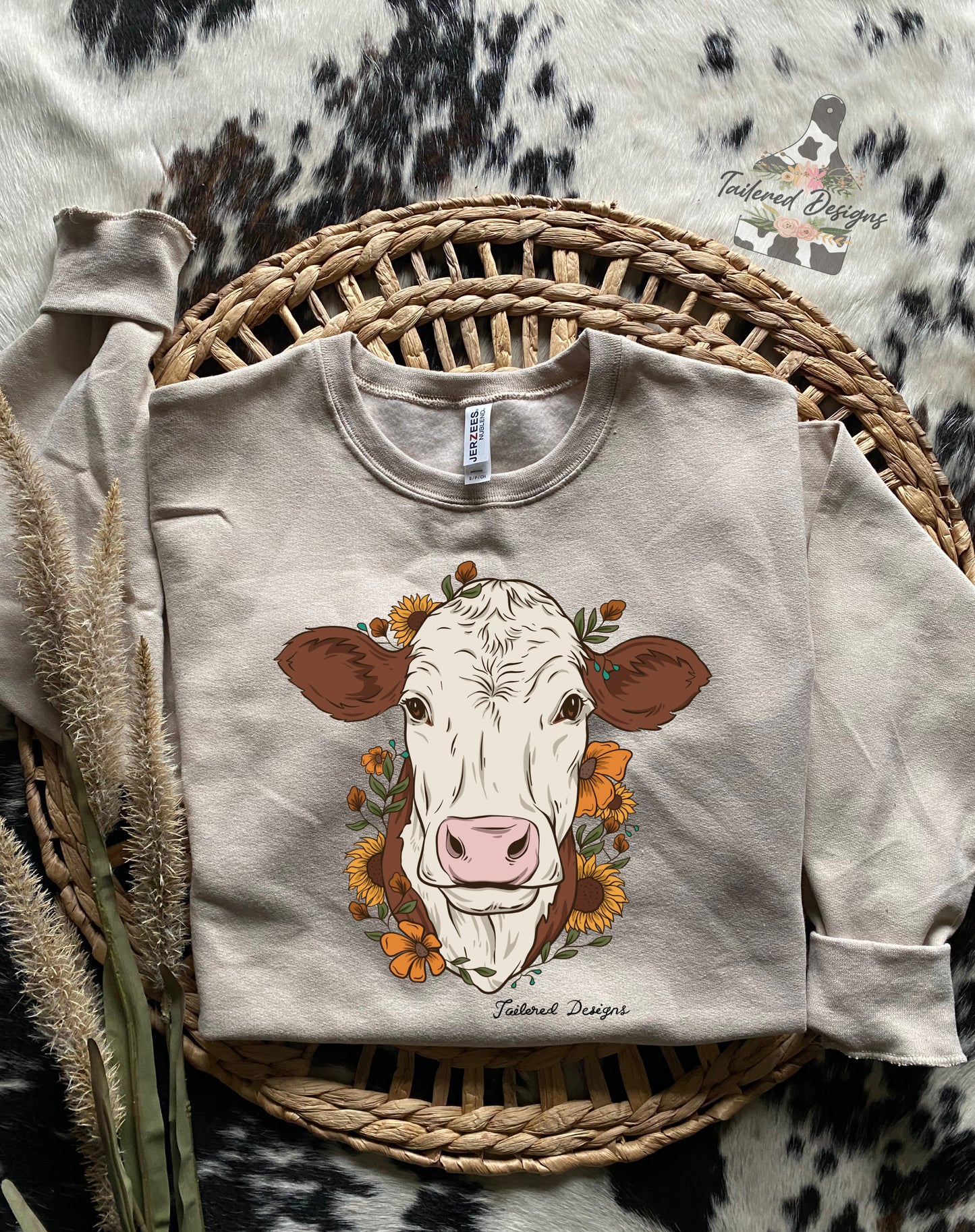 Blossoming Hereford Sweatshirt