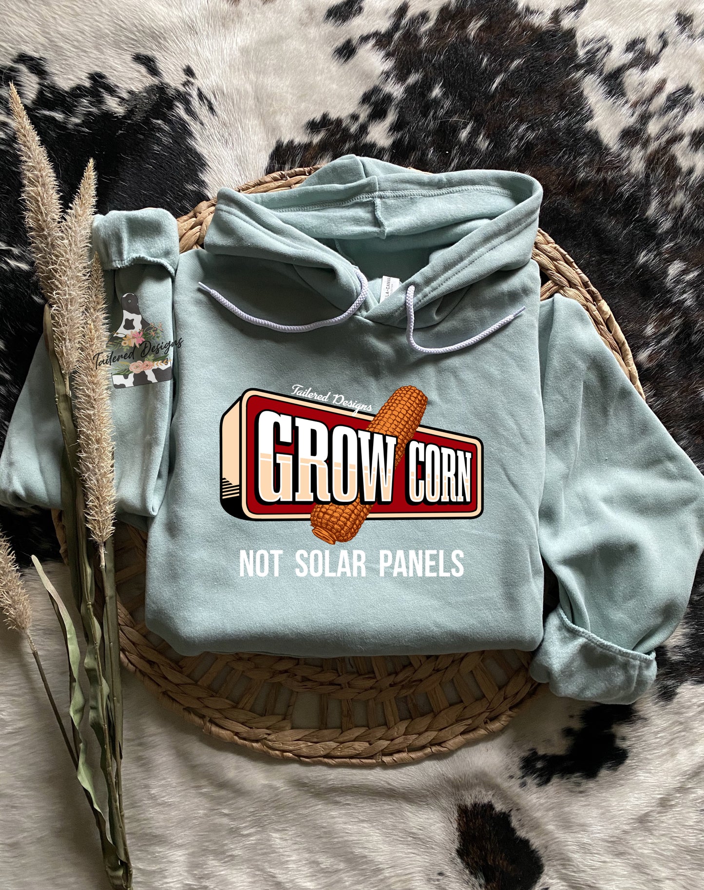 Grow Corn not Solar Panels Hoodie
