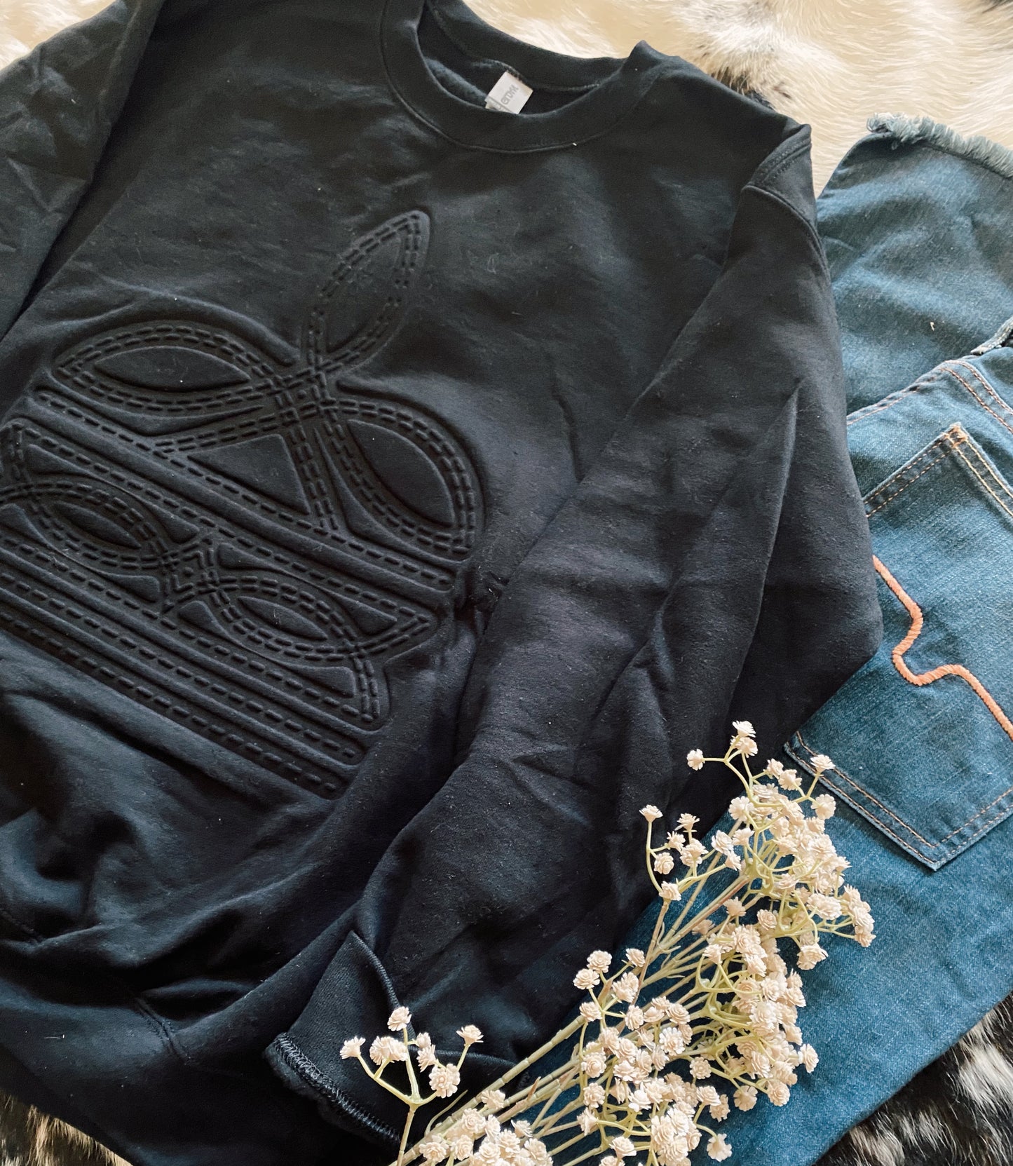 Boot Stitched Crewneck