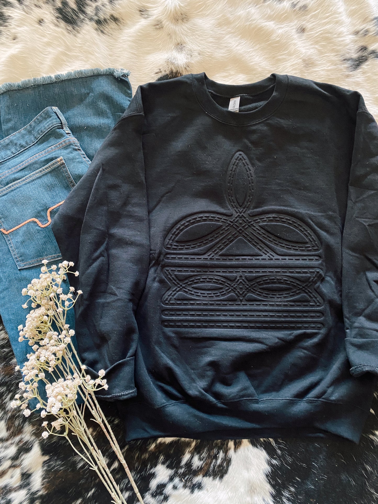 Boot Stitched Crewneck