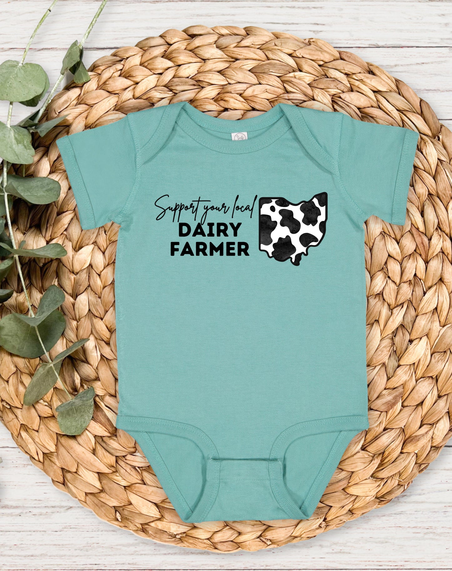 Support your local Dairy Farm Onesie