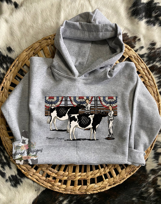 Showing Holsteins Sweatshirt