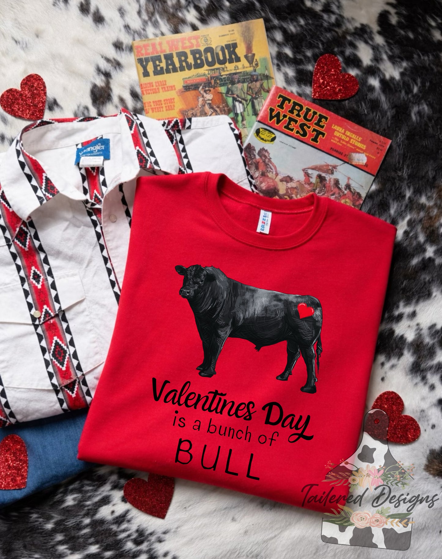 Valentines Day is a bunch of Bull- Black bull