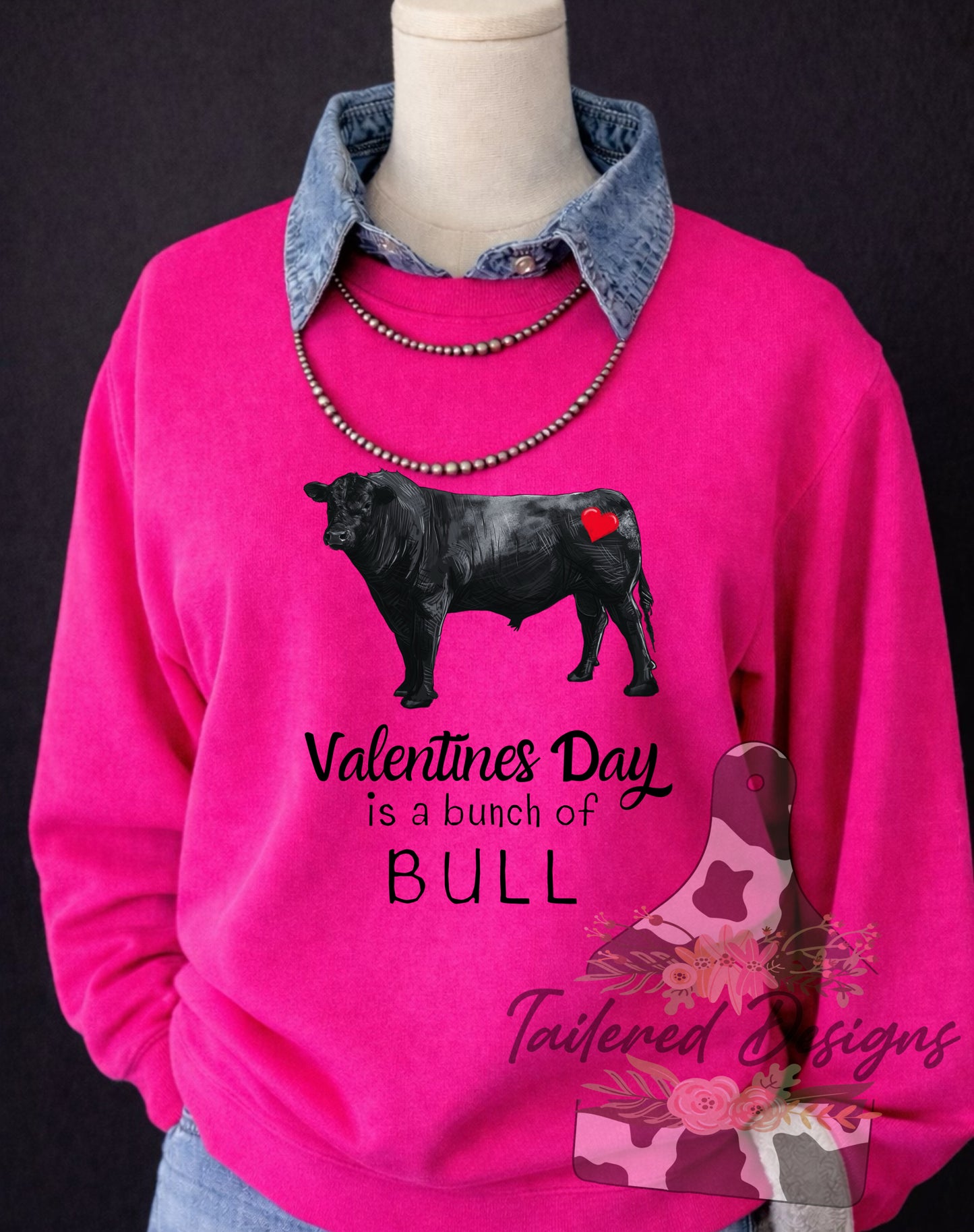 Valentines Day is a bunch of Bull- Black bull