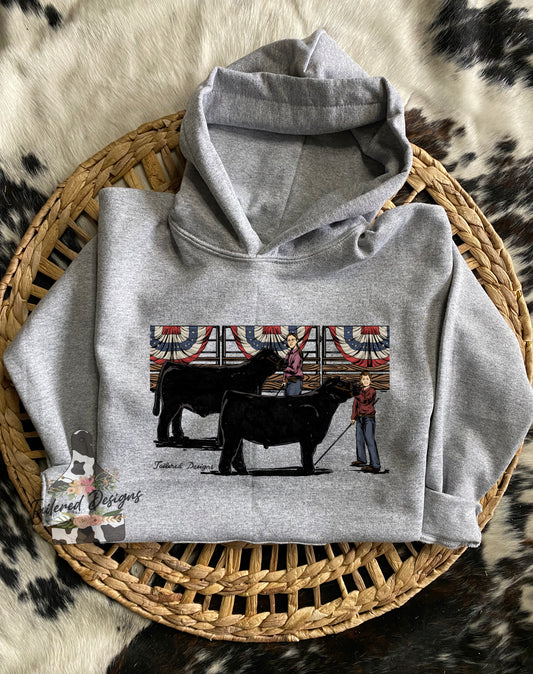 Showing Black Cattle Sweatshirt