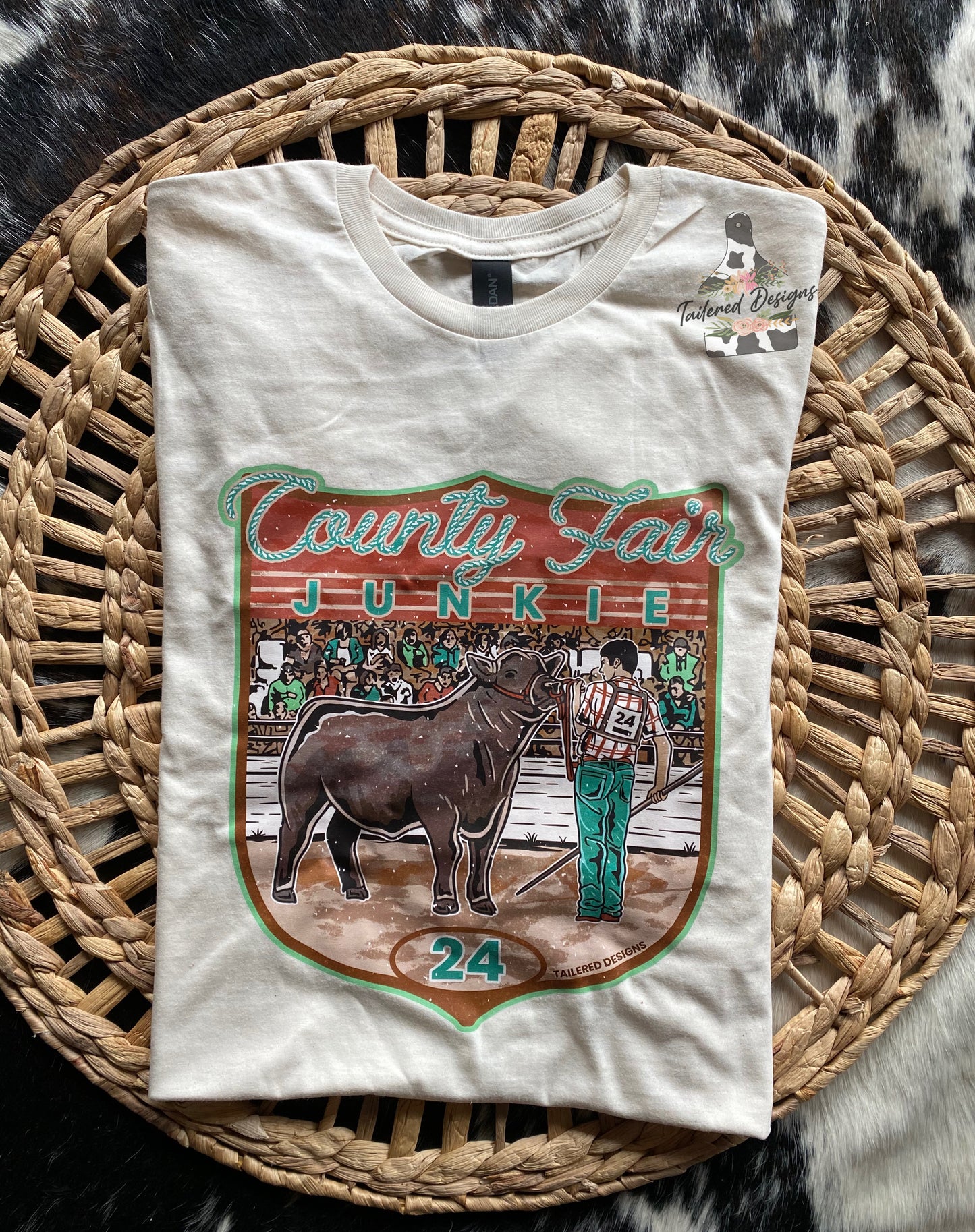 County Fair Junkie Tee: Beef