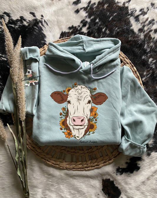 Blossoming Hereford Sweatshirt