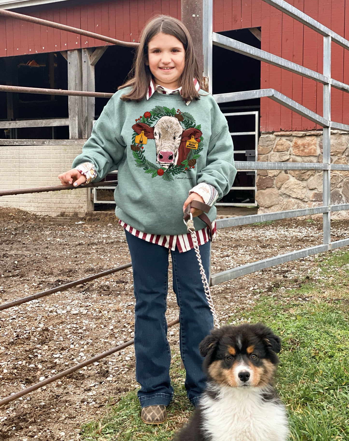 From Our Farm to Yours- Customizable Hereford Cattle Head