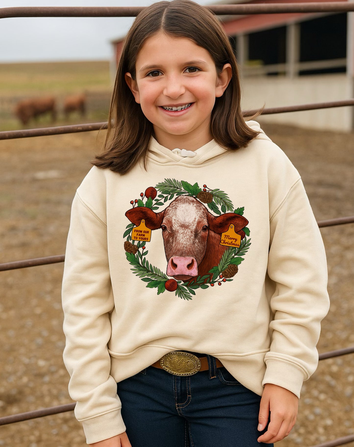 From Our Farm to Yours- Customizable Shorthorn Head