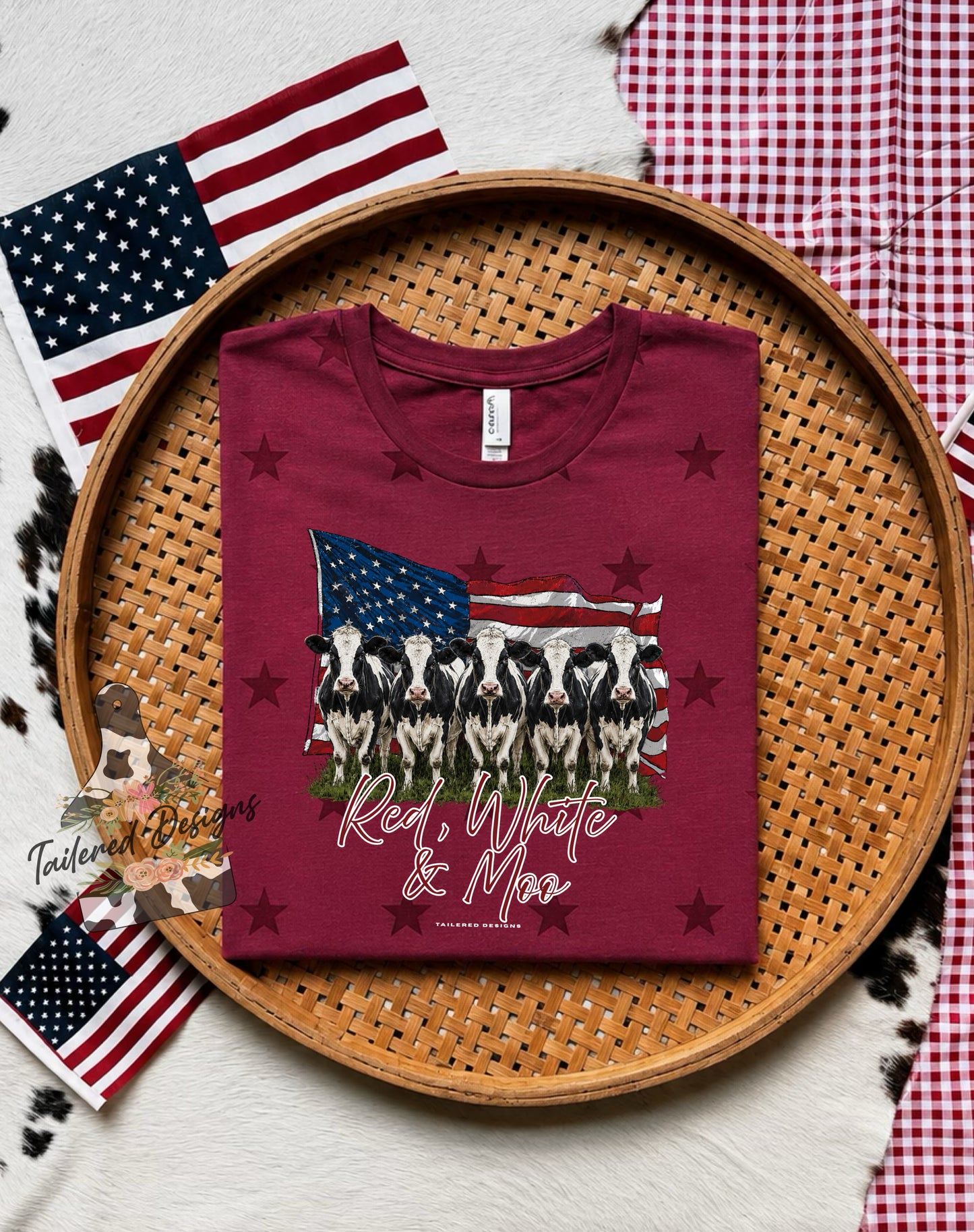Red, White and Moo