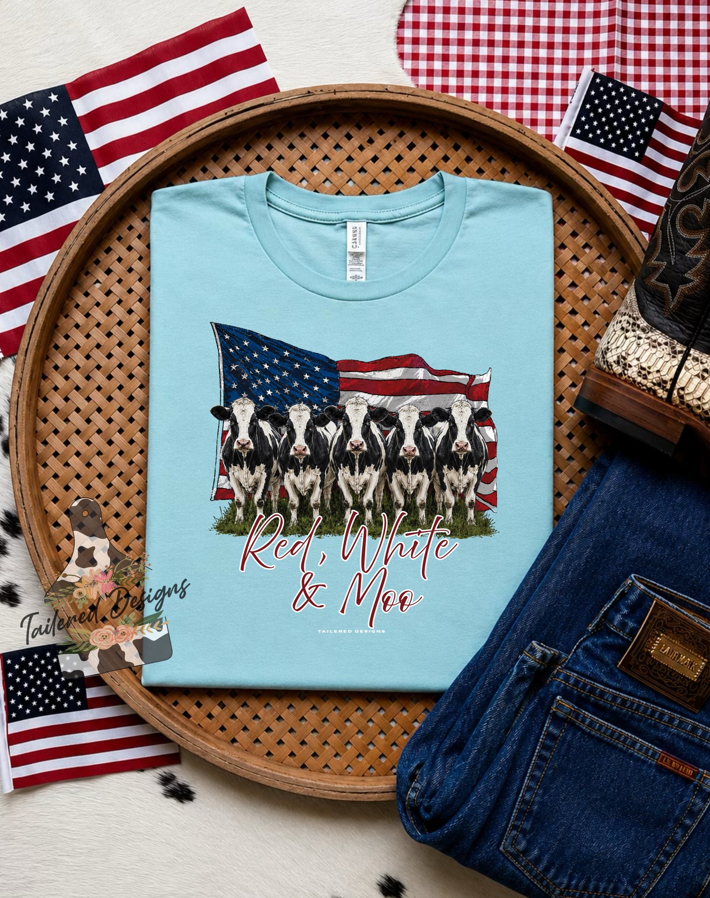 Red, White and Moo
