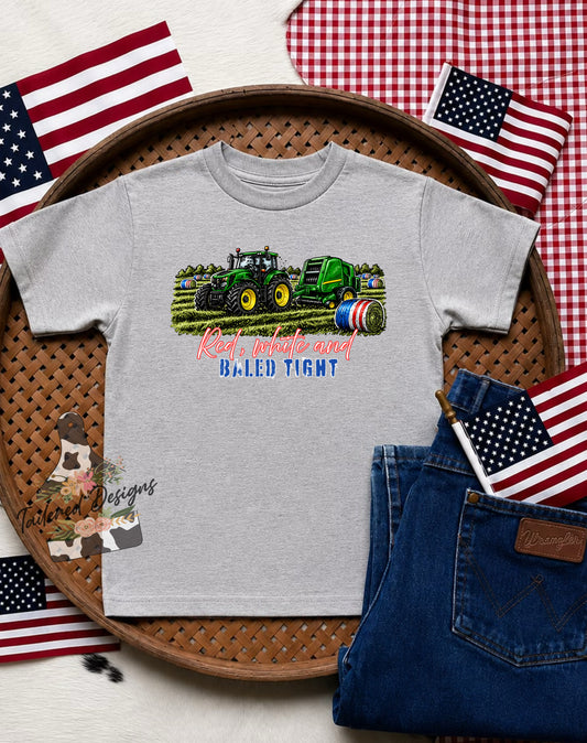 Red, White and Baled Tight