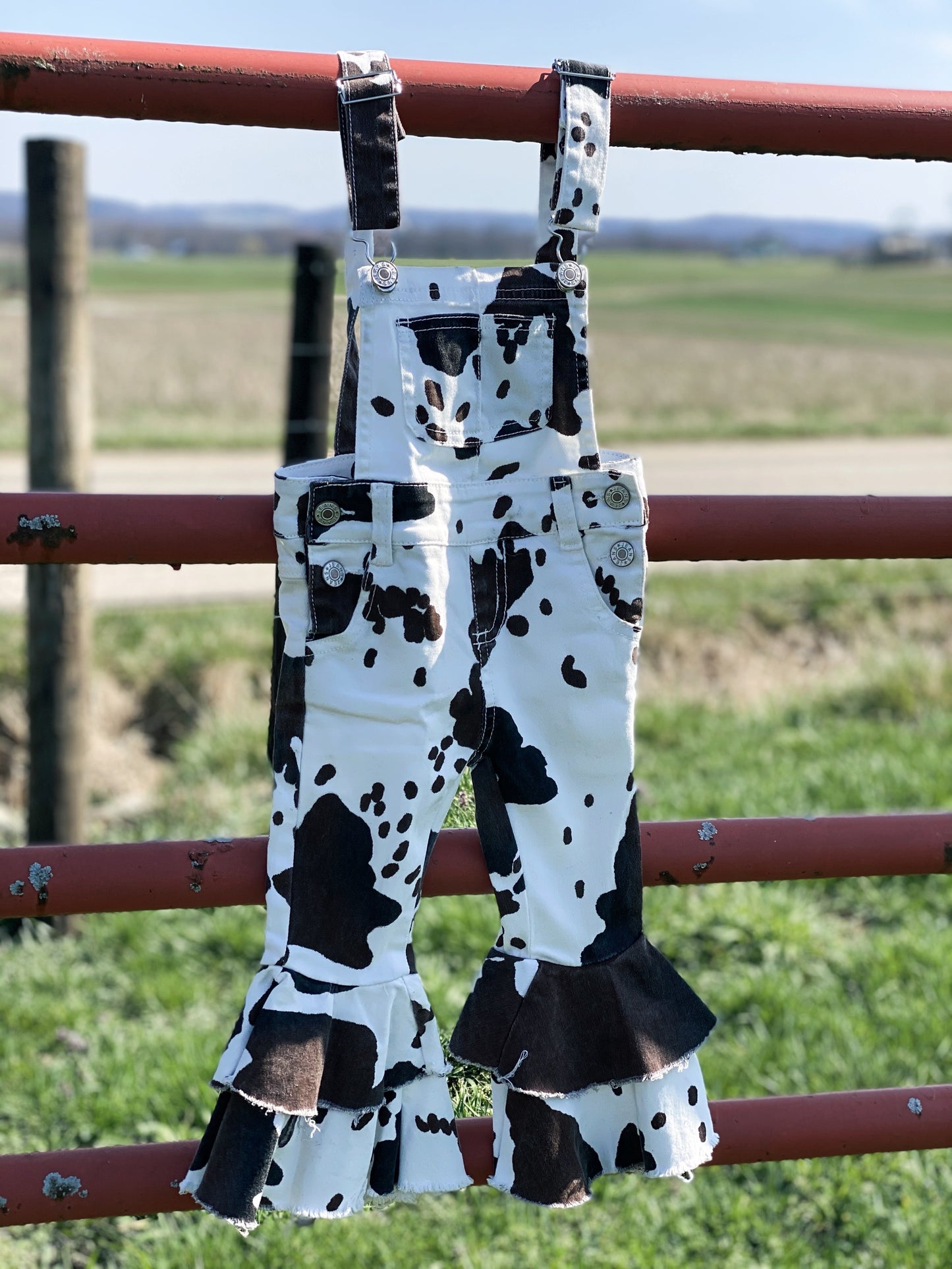 Holstein Toddler Flare Bibs